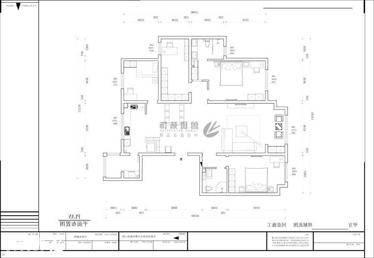 天朗珑府,现代轻奢风格,户型图